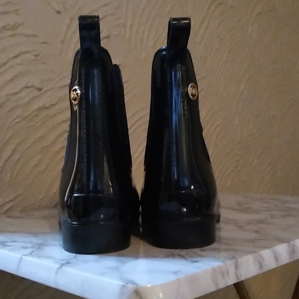 MK Black rain boots - Picture 2 of 4